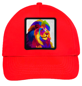 Gorra infantil con parche León Multicolor