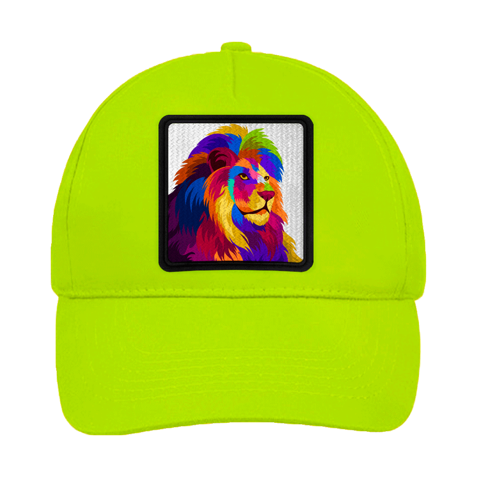 Gorra infantil con parche León Multicolor