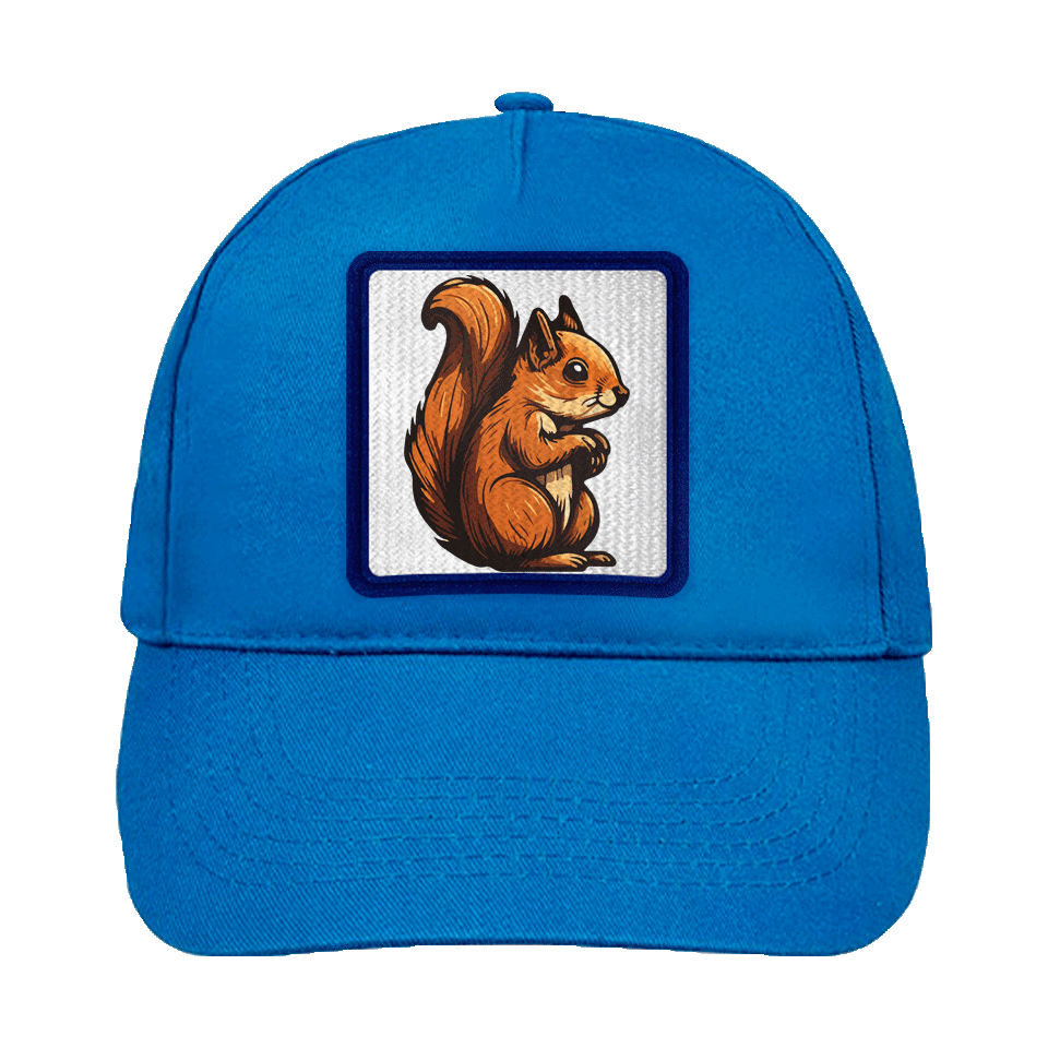 Gorra infantil con parche Ardilla