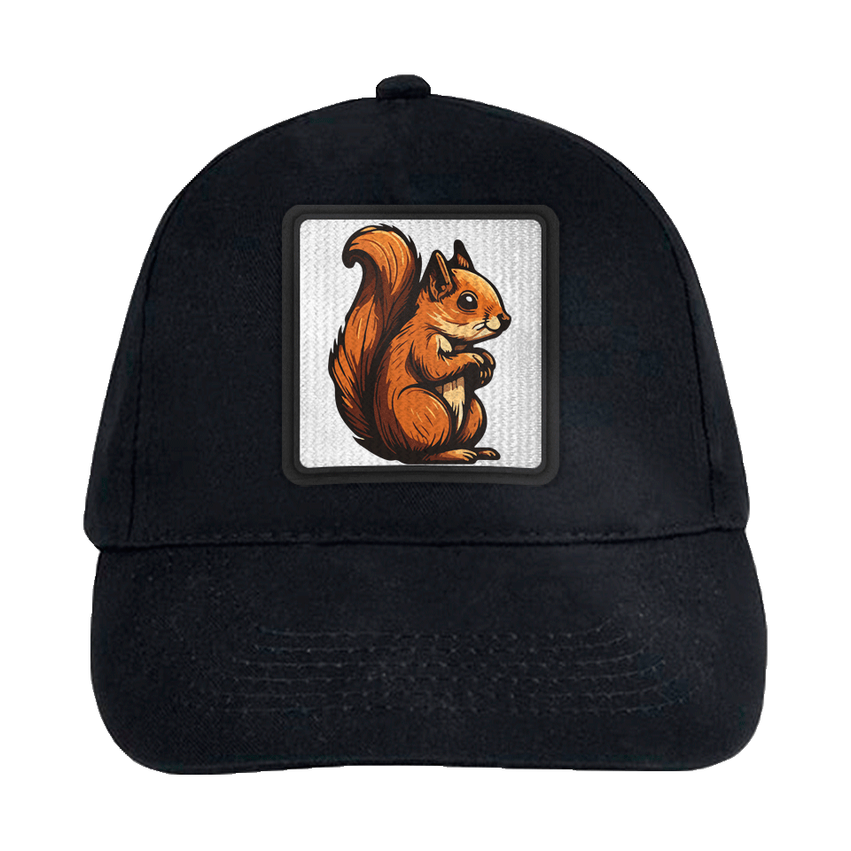 Gorra infantil con parche Ardilla