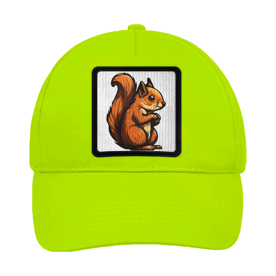 Gorra infantil con parche Ardilla