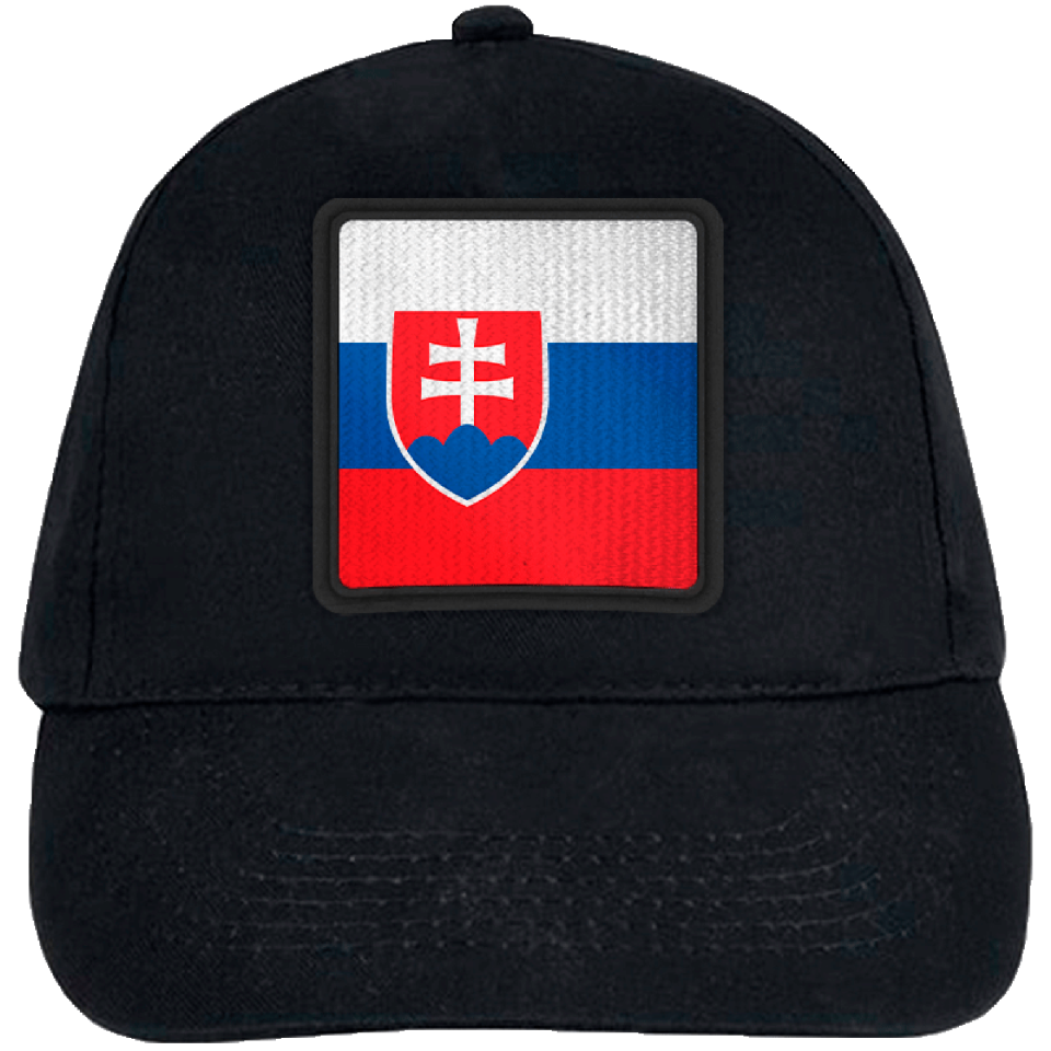 Gorra infantil con bandera Eslovaquia