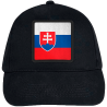 Gorra infantil con bandera Eslovaquia