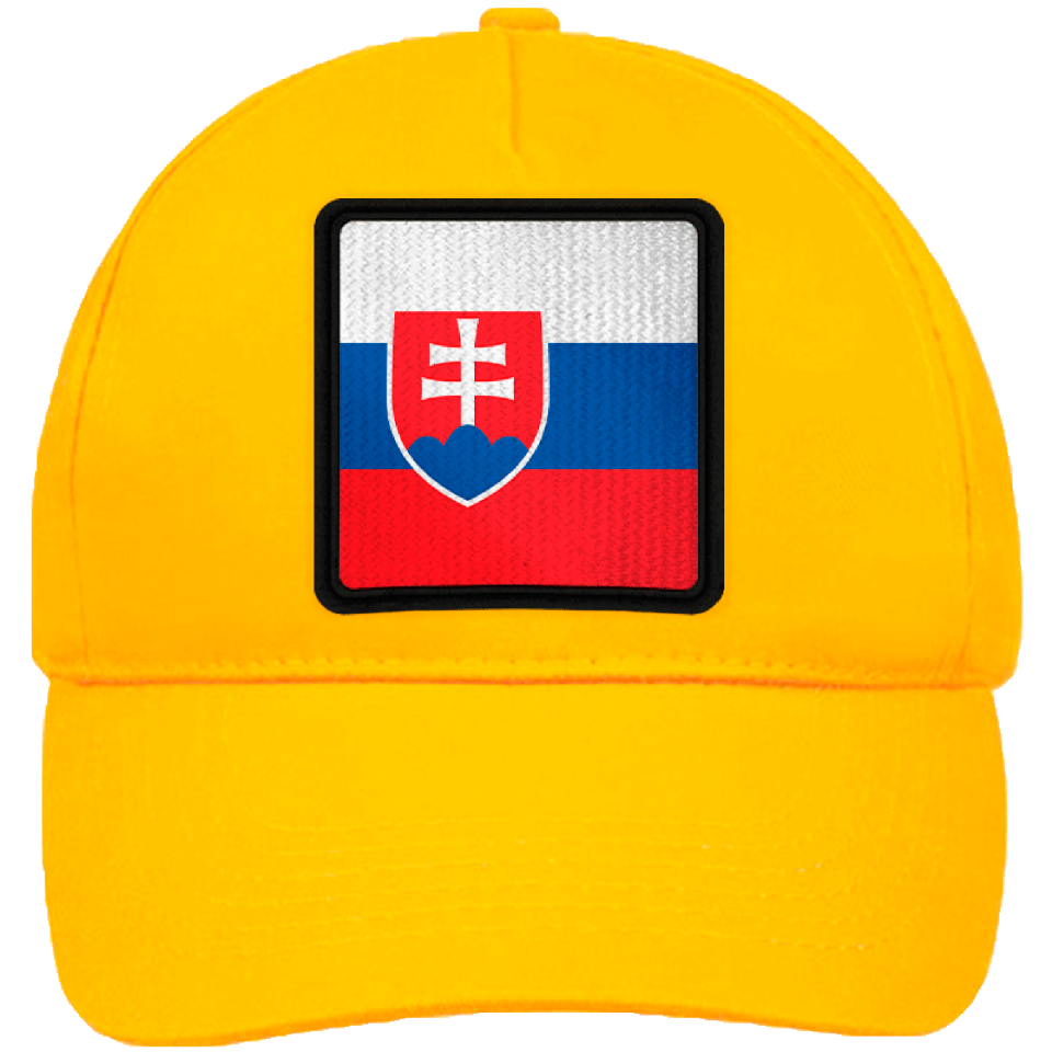 Gorra infantil con bandera Eslovaquia