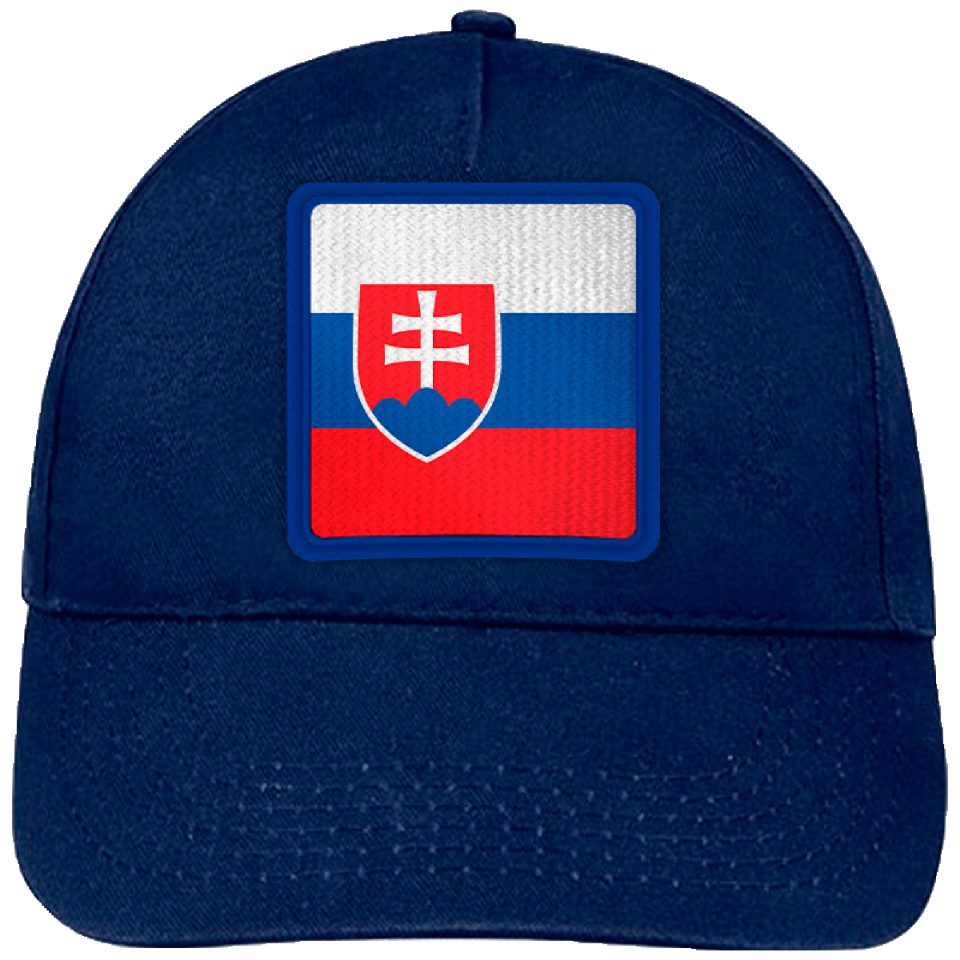 Gorra infantil con bandera Eslovaquia