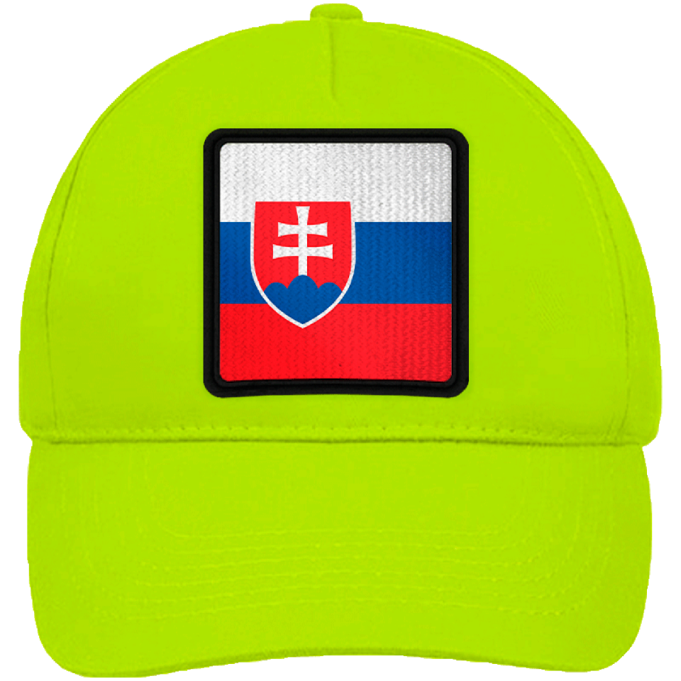 Gorra infantil con bandera Eslovaquia