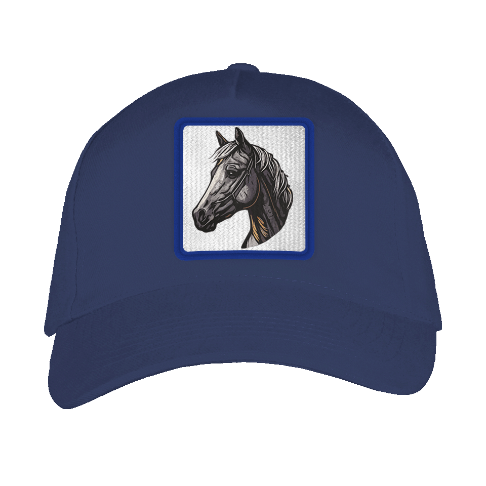 Gorra adulto con parche Caballo Negro