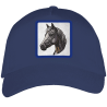 Gorra adulto con parche Caballo Negro