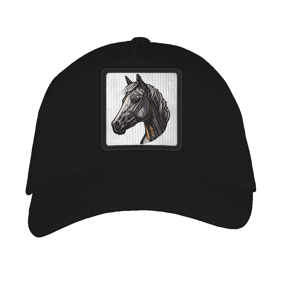 Gorra adulto con parche Caballo Negro