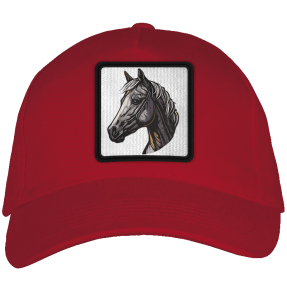 Gorra adulto con parche Caballo Negro