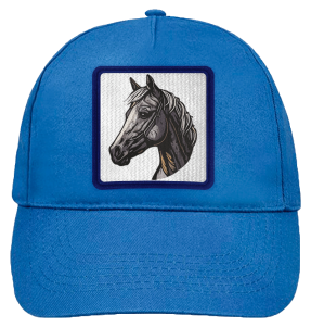 Gorra infantil con parche Caballo Negro