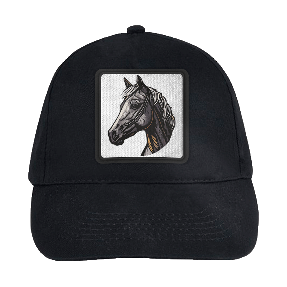 Gorra infantil con parche Caballo Negro