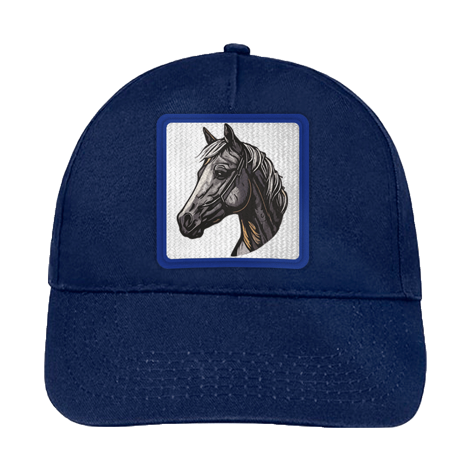 Gorra infantil con parche Caballo Negro