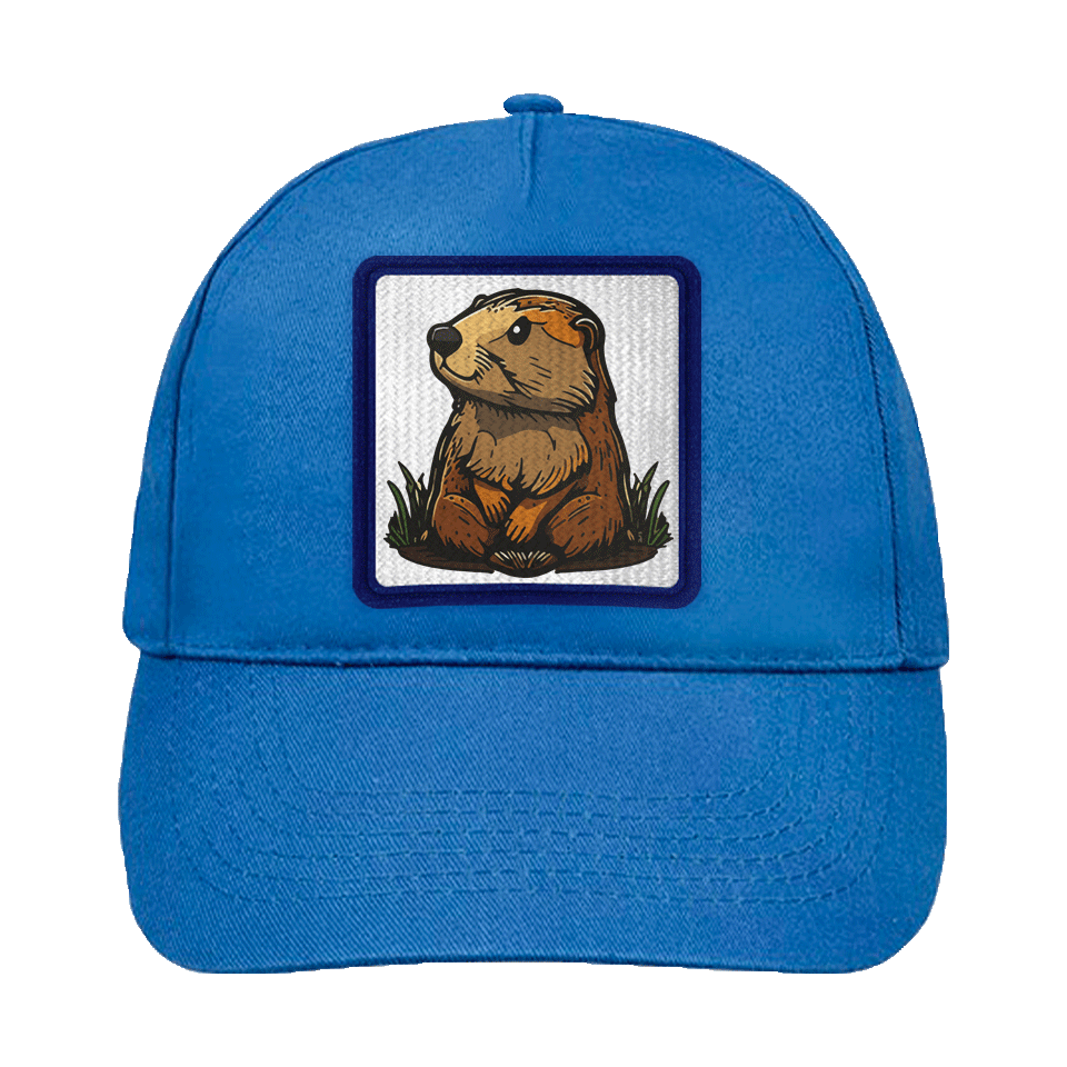 Gorra infantil con parche Castor