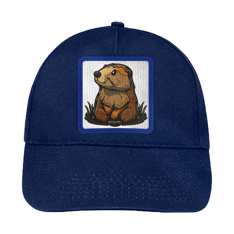 Gorra infantil con parche Castor
