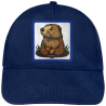 Gorra infantil con parche Castor