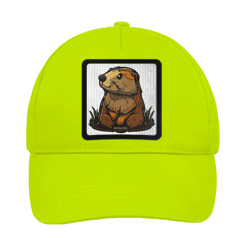 Gorra infantil con parche Castor