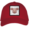 Gorra adulto con parche Cerdo De Frente