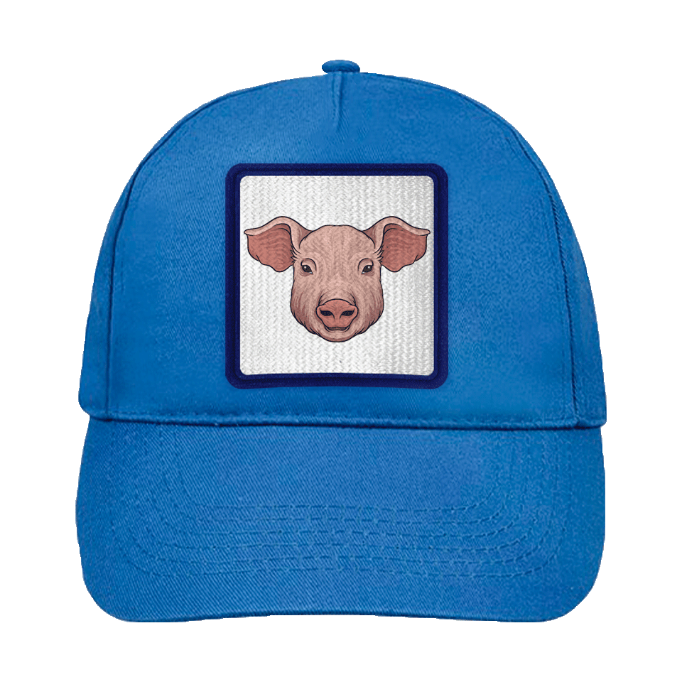 Gorra infantil con parche Cerdo De Frente