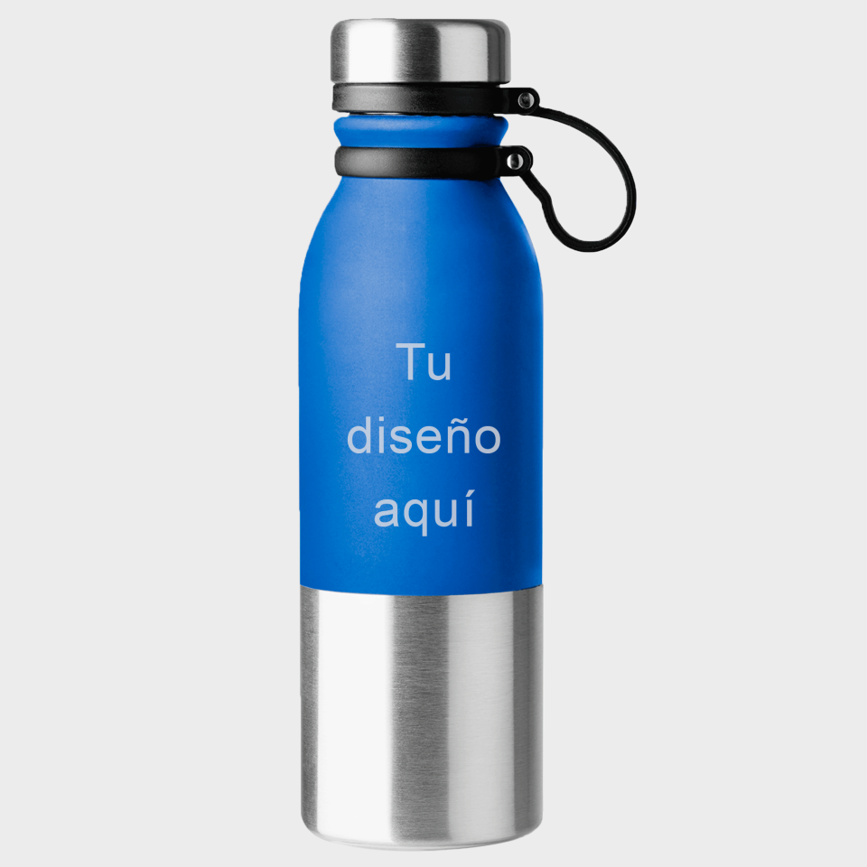 Botella de acero a dos tonos 850 ml personalizada