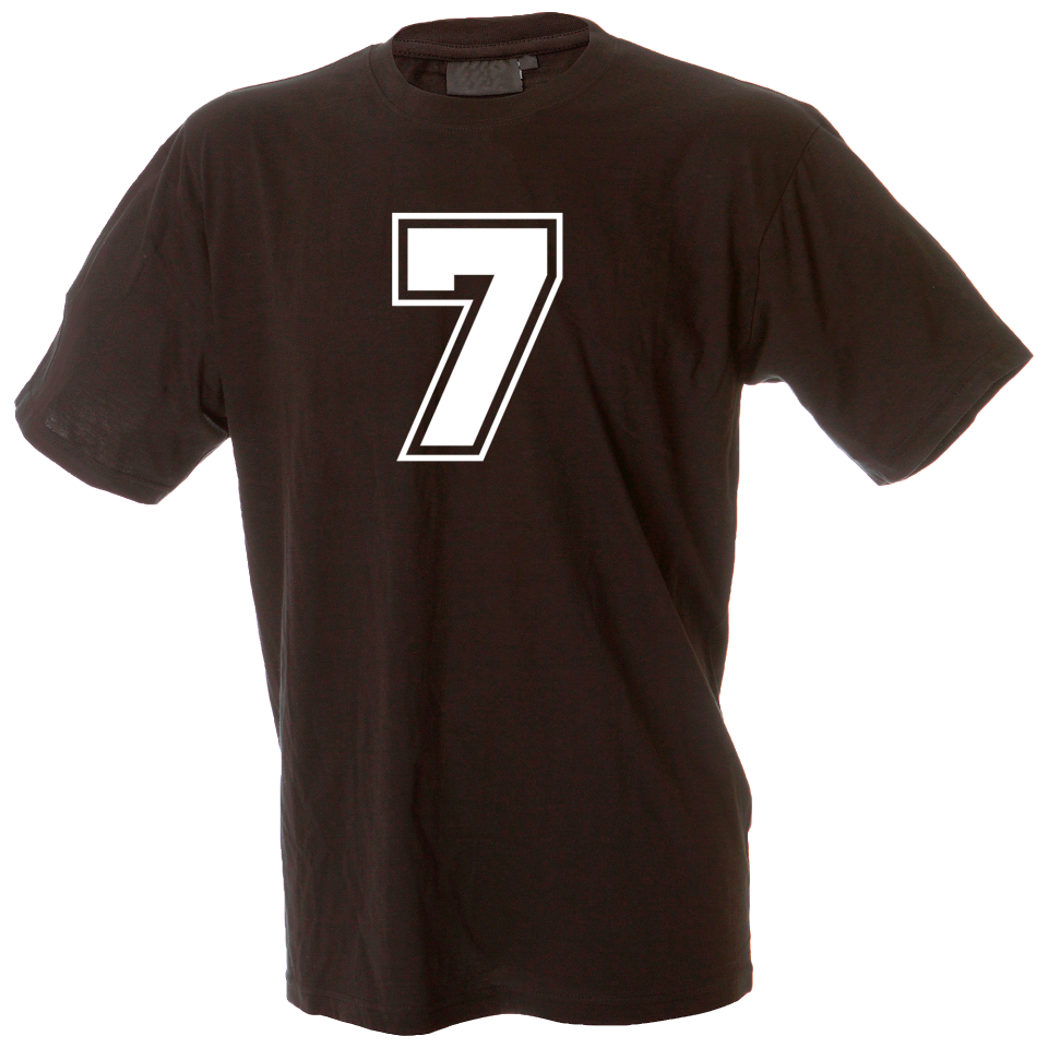 Camiseta hombre número 7