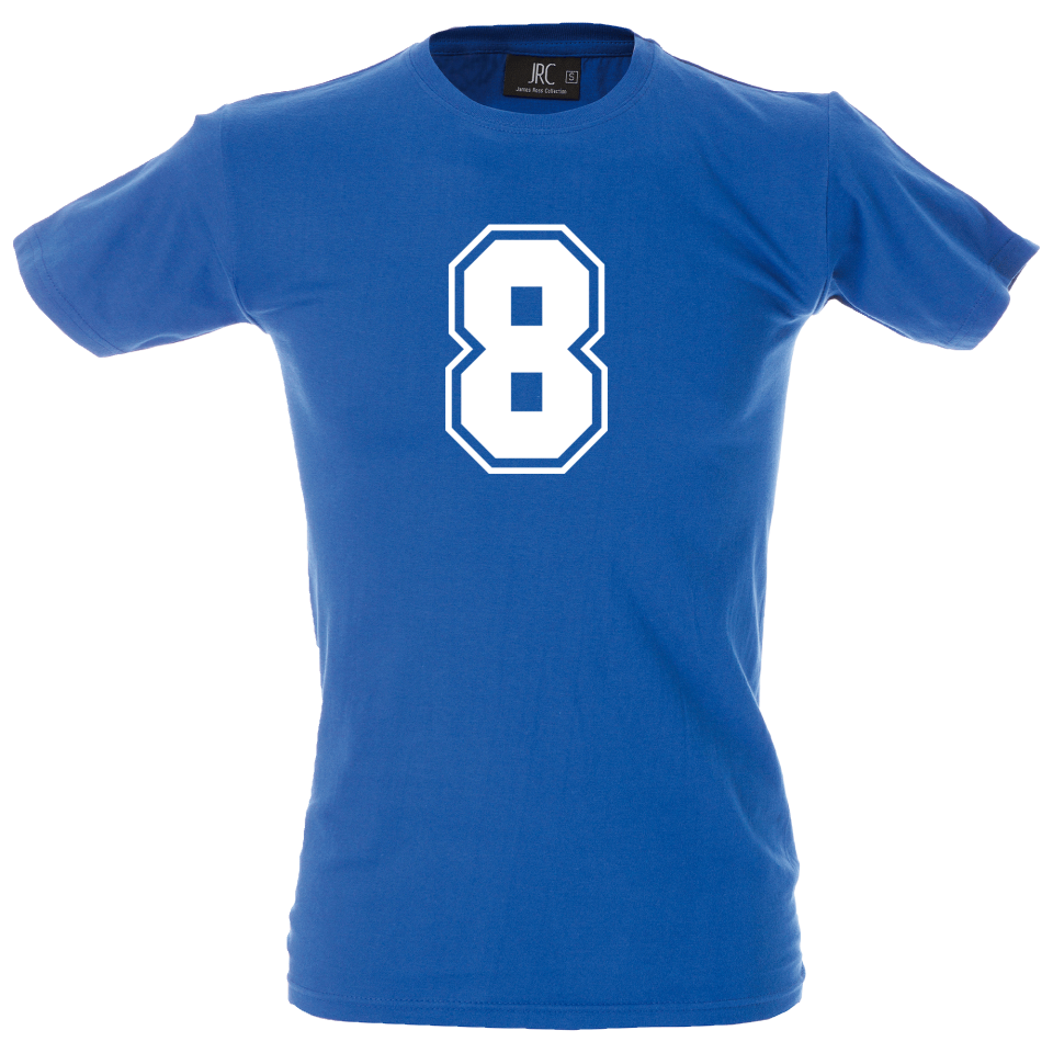 Camiseta hombre número 8