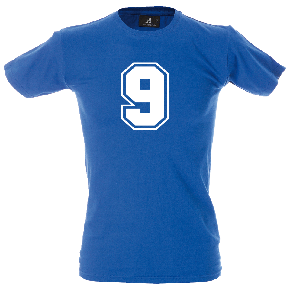 Camiseta hombre número 9