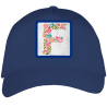 Gorra adulto con parche Letra F