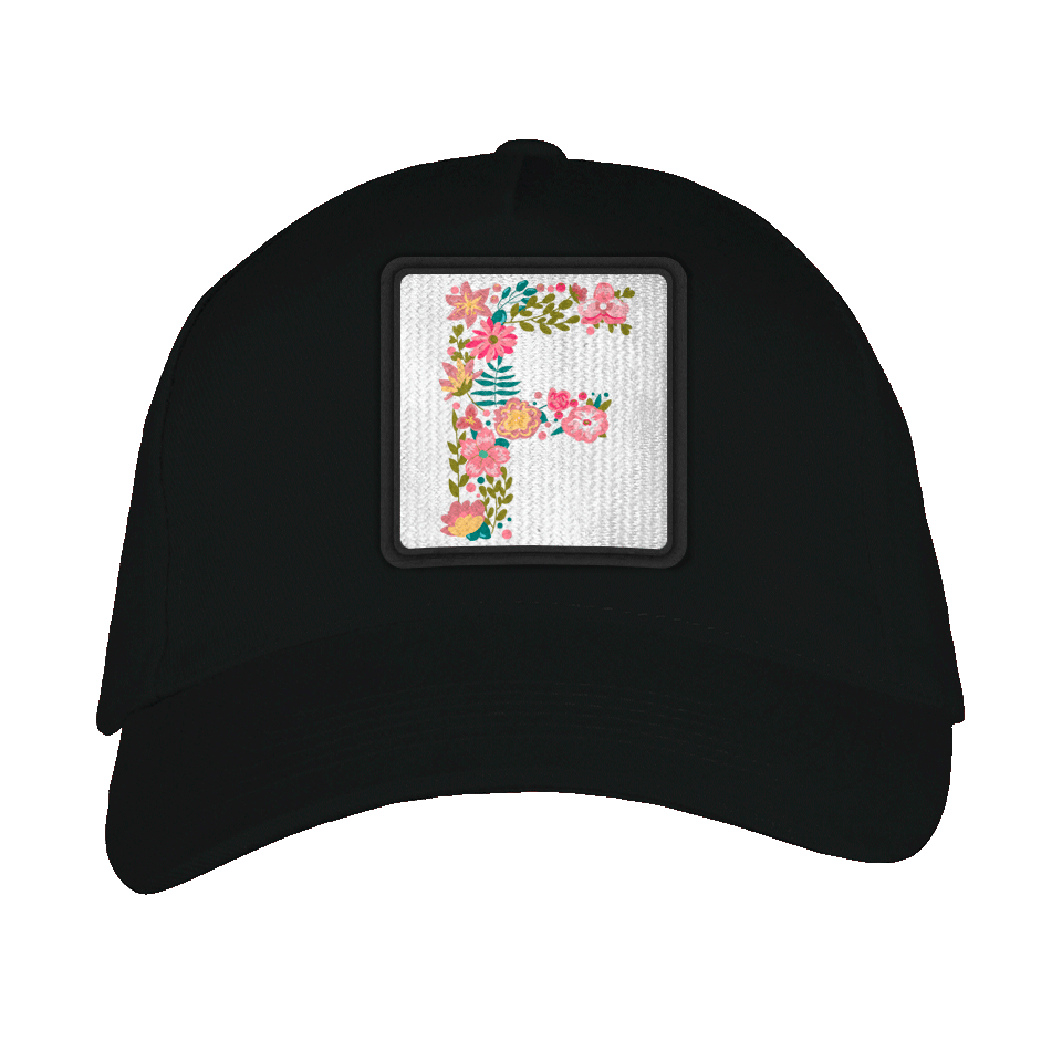 Gorra adulto con parche Letra F