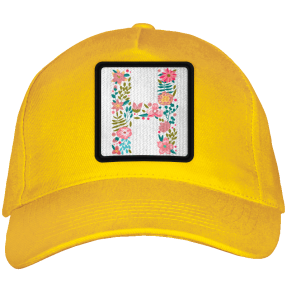 Gorra adulto con parche Letra H