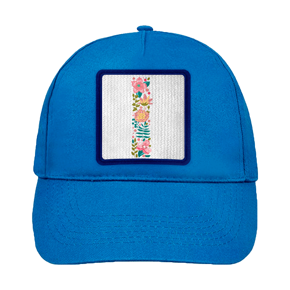 Gorra infantil con parche Letra I