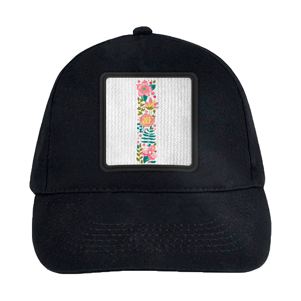 Gorra infantil con parche Letra I