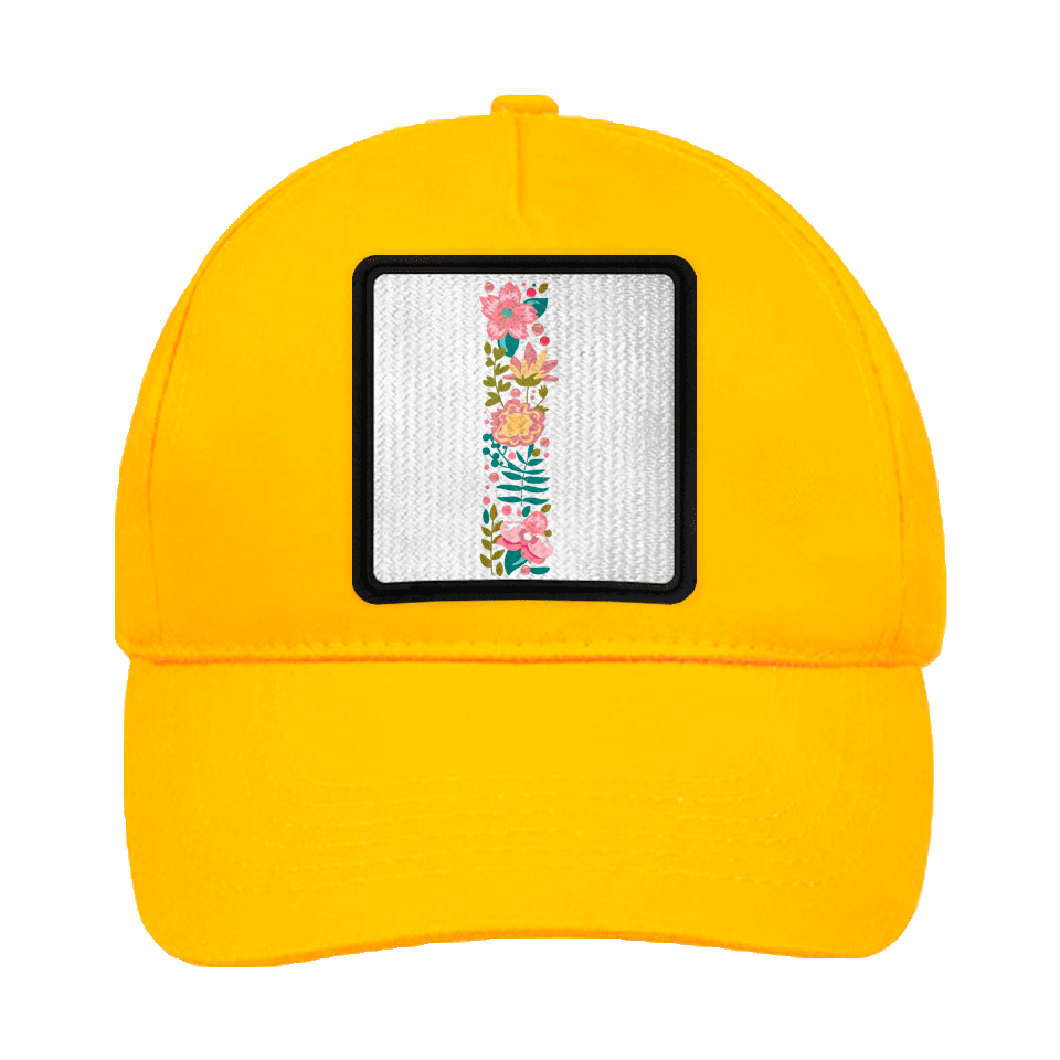 Gorra infantil con parche Letra I