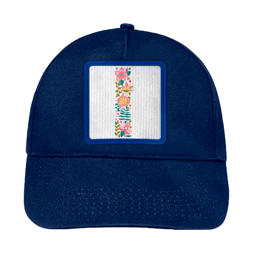Gorra infantil con parche Letra I