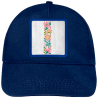 Gorra infantil con parche Letra I