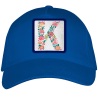 Gorra adulto con parche Letra K