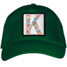 Gorra adulto con parche Letra K