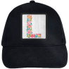 Gorra infantil con parche Letra L