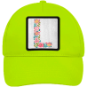 Gorra infantil con parche Letra L