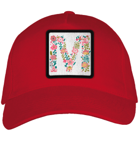 Gorra adulto con parche Letra M