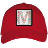 Gorra adulto con parche Letra M