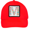 Gorra infantil con parche Letra M