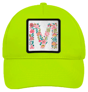Gorra infantil con parche Letra M