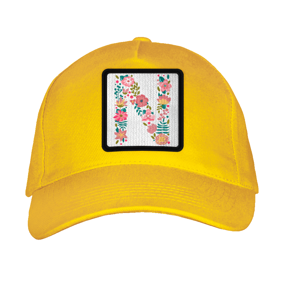 Gorra adulto con parche Letra N