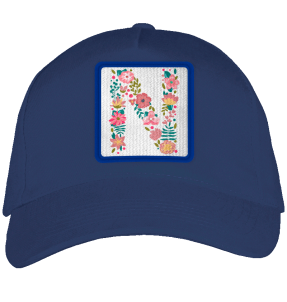Gorra adulto con parche Letra N