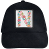Gorra infantil con parche Letra N
