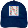 Gorra infantil con parche Letra N
