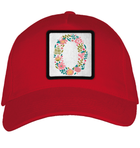 Gorra adulto con parche Letra O
