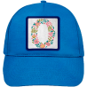 Gorra infantil con parche Letra O