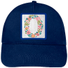 Gorra infantil con parche Letra O